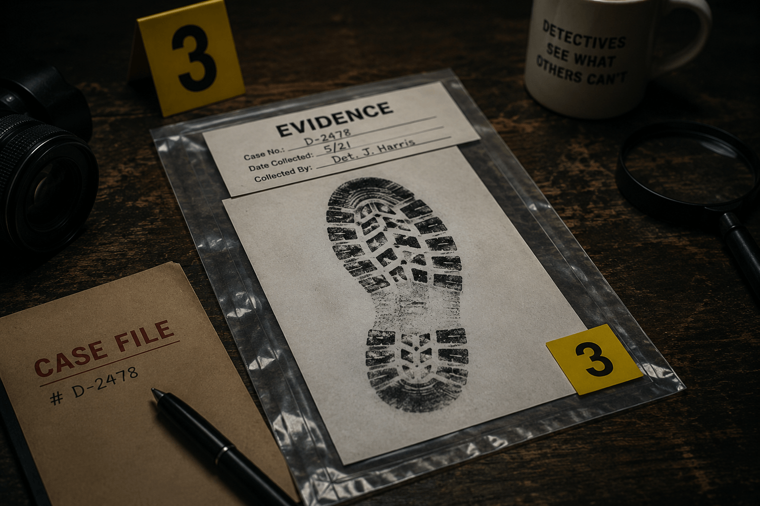 footprint investigation evidence